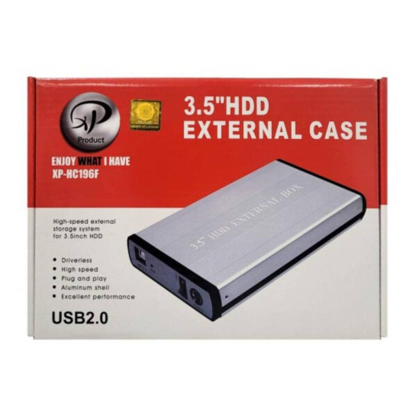 باكس هارد 3.5 اینچی USB 2.0 ایکس پی-پروداکت مدل XP-HC196F