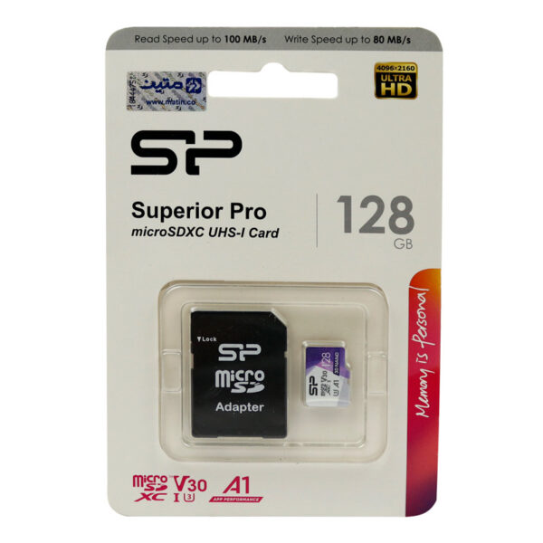 رم میکرو ۱۲۸ گیگ سیلیکون پاور Silicon Power Superior Pro A1 V30 U3
